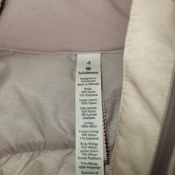 Light pink Down for a Run vest - Picture 3 of 3